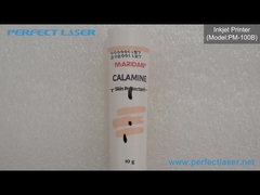 Máy in tia mực laser công nghiệp hoàn hảo PM-100B in trên chai nhựa