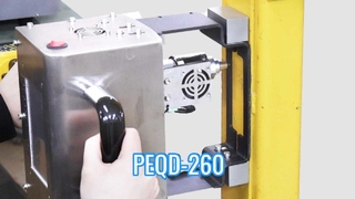 Điều khiển màn hình cảm ứng LCD Máy cầm tay cầm tay Pin điện Máy đánh dấu chấm pin PEQD-260