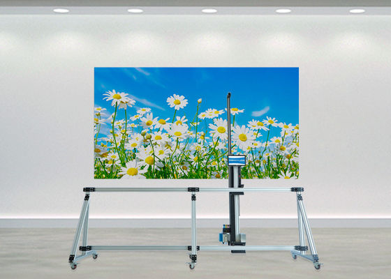 Máy in tường đứng hai đầu 11,6 inch Pad 9600DPI Máy in trực tiếp lên tường