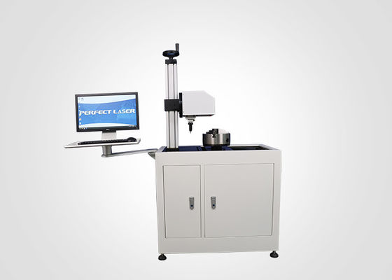 Mặt bích kim loại Dot Pin Máy đánh dấu khí nén Xoay ngang 300mm với máy tính