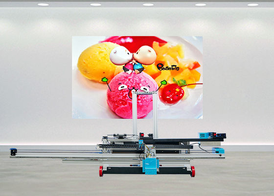 9600 Dpi Máy in inkjet trên tường UV Không gian đậu xe Sơn sàn cho sàn Graffi