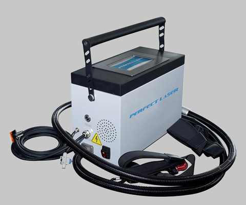 Máy làm sạch laser kim loại thép nhôm cầm tay Áp suất không khí 0,3-0,8MPa Phạm vi tần số laser 20-200 kHz