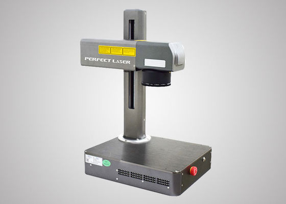 Máy khắc laser sợi nhỏ gọn dành cho máy tính để bàn với định vị ánh sáng đỏ